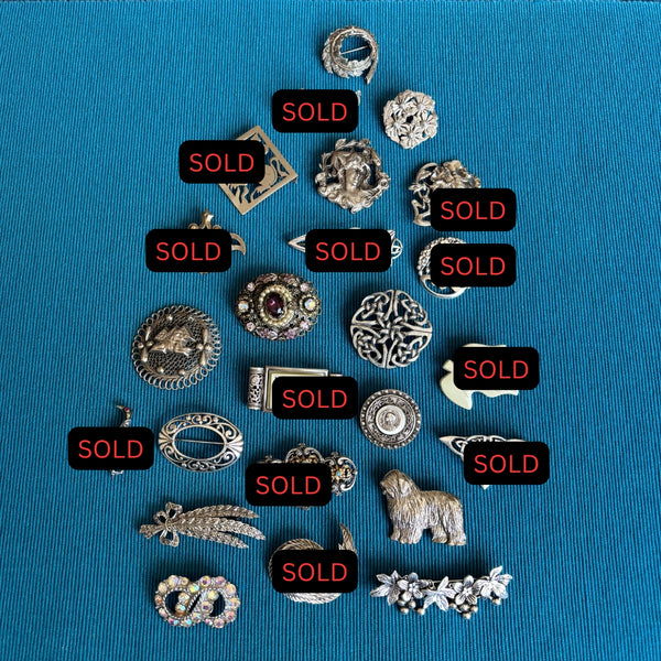 COLLECTOR'S DROP - Silver Brooches