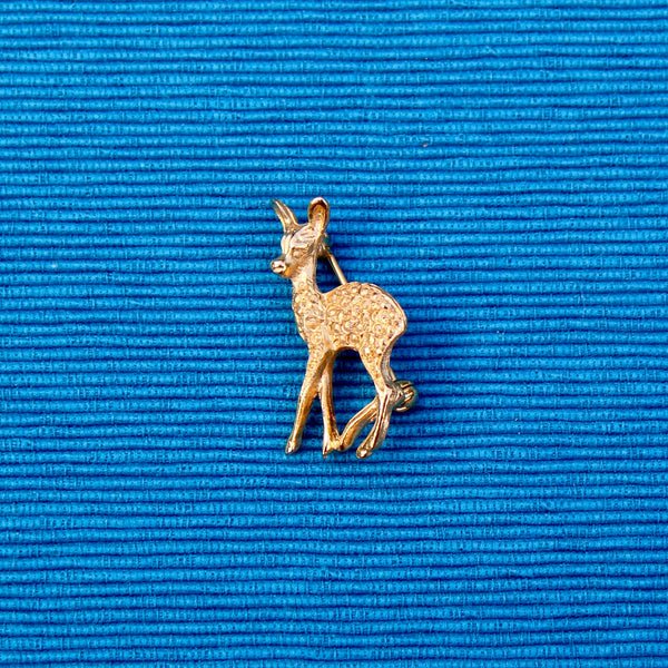 Gold Tiny Deer Pin