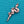 Load image into Gallery viewer, Giant Dark Coral and Turquoise Snake Brooch