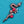 Load image into Gallery viewer, Giant Dark Coral and Turquoise Snake Brooch