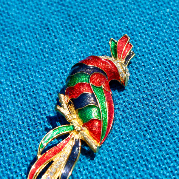 Colourful Cockatoo Brooch