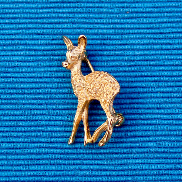 Gold Tiny Deer Pin