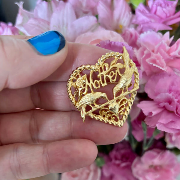 Heart of Mother Brooch