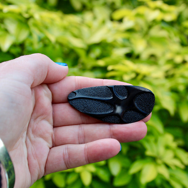 Czech Glass Black Styles Vintage Brooches