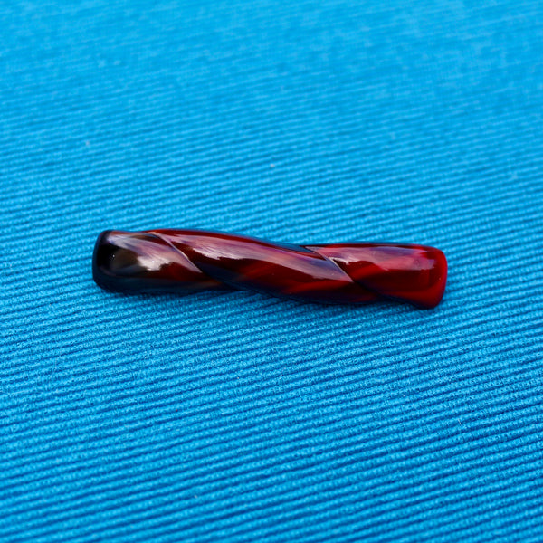 Czech Glass Twist Brooch