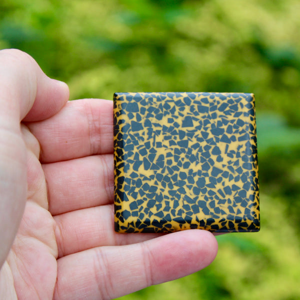 Random Mosaic Pattern Brooch