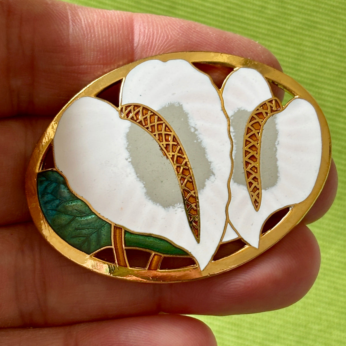 Shamrock Thin Blue Cloisonné Dunne Blauwe Lijn Revers Pin - Nederland