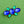 Load image into Gallery viewer, Tiny Blue and Green Cabochon Pins