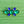 Load image into Gallery viewer, Tiny Blue and Green Cabochon Pins