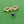 Load image into Gallery viewer, Tiny Green Bow Drop Brooch