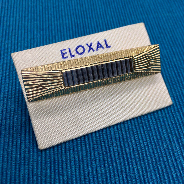 ELOXAL Aluminium Bar Brooch with Mirror