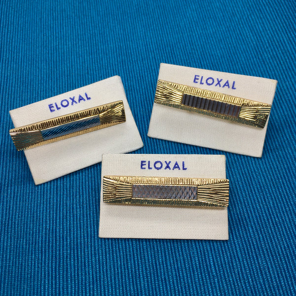 ELOXAL Aluminium Bar Brooch with Mirror
