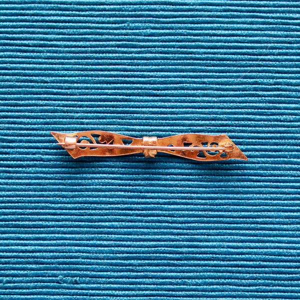Filigree Brass Collar Pin by Jakob Bengel