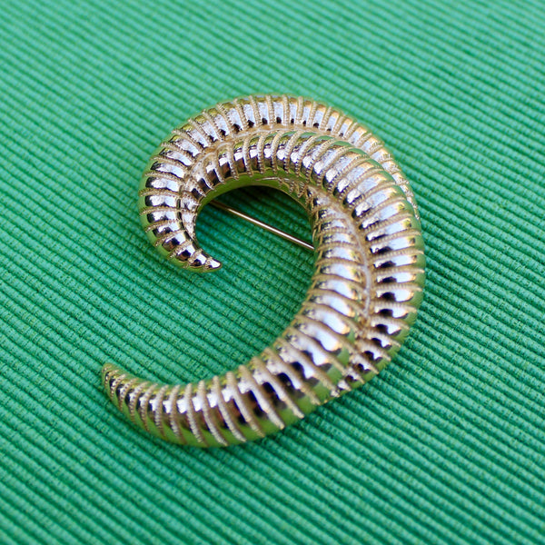 1960s Monet Curves Brooch