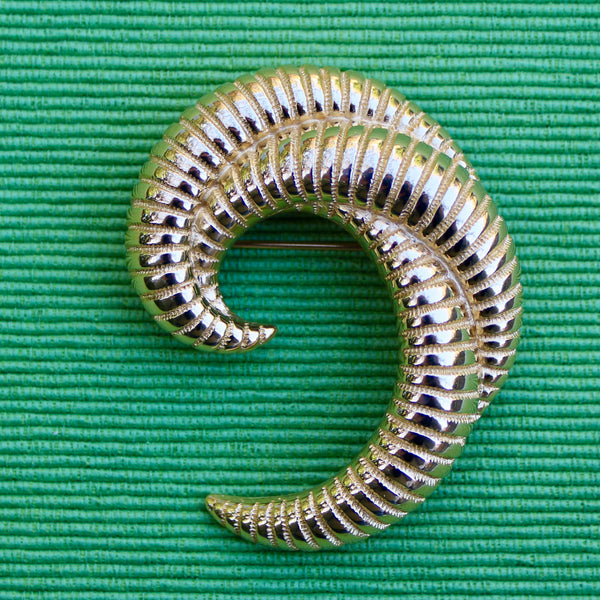 1960s Monet Curves Brooch