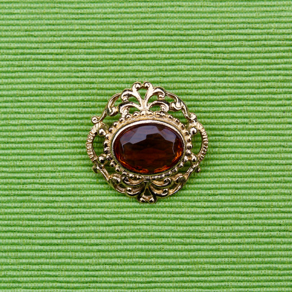 Topaz Jewel Regency Brooch