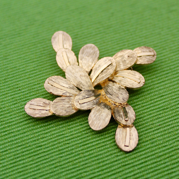 Modernist Gold Abstract Brooch