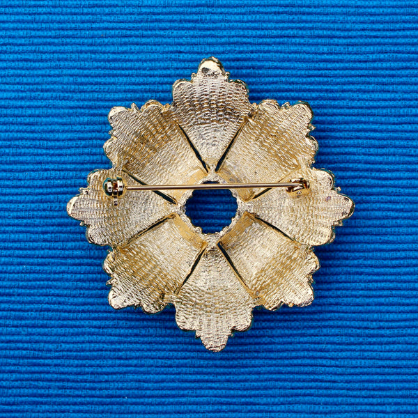 Abstract Wreath Brooch