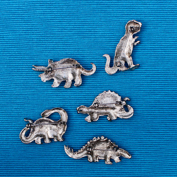 Dinosaur Brooches