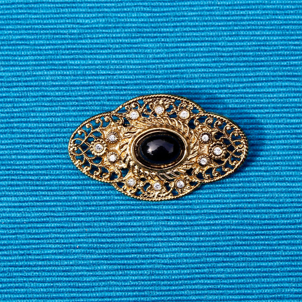 Regency Cabochon Oval Brooch