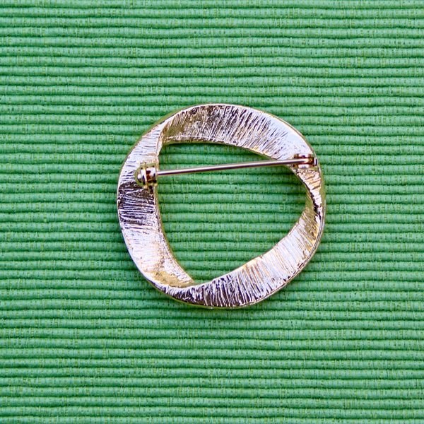 Mobius Swirl Brooch