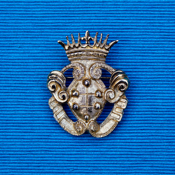 Gold Crest Brooch