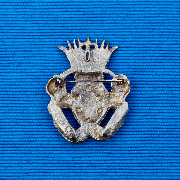 Gold Crest Brooch