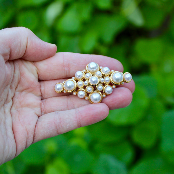 Pearls Pearls Brooch