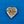 Load image into Gallery viewer, Rhinestone Heart Purple Gold
