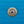 Load image into Gallery viewer, Blue Disc Brooch