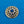 Load image into Gallery viewer, Blue Disc Brooch