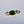 Load image into Gallery viewer, 80s Deco Green and Clear Trio Brooch
