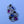 Load image into Gallery viewer, 80s Deco Blue and Purple Brooch