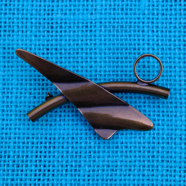 Bronze 6 Brooch