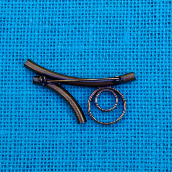 Bronze 2 Brooch