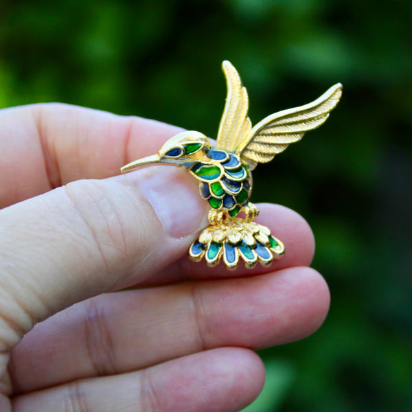 Green and Blue Hummingbird Bird