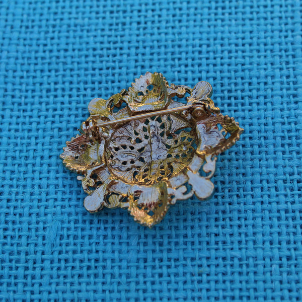 Gothic Revival Multi Colour Brooch