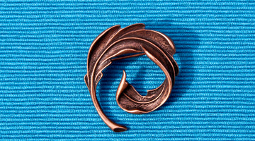 Copper and Bronze Vintage Brooches - Ancient materials updated for our modern style