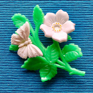 Plastic and Acrylic Brooches
