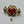 Load image into Gallery viewer, Red Regency Faceted Brooch with Pearl Drop

