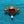 Load image into Gallery viewer, Red Regency Faceted Brooch with Pearl Drop
