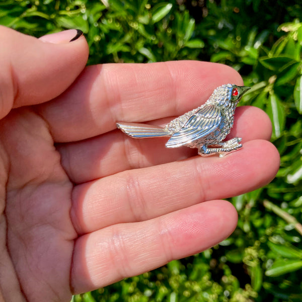 Sarah Coventry Bird Brooch