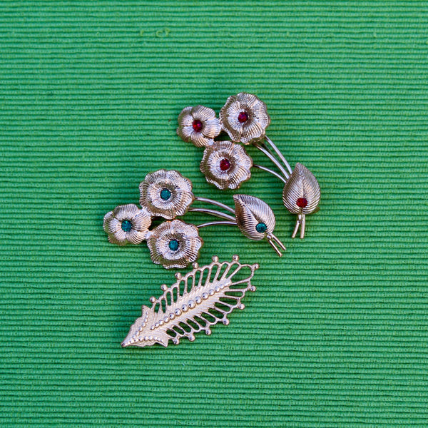 Rose Gold Art Deco Revival Brooches