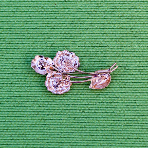 Rose Gold Art Deco Revival Brooches