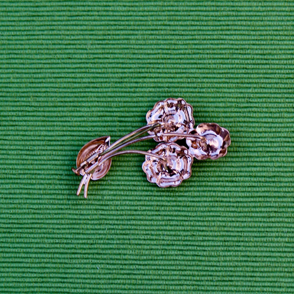 Rose Gold Art Deco Revival Brooches