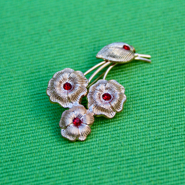 Rose Gold Art Deco Revival Brooches