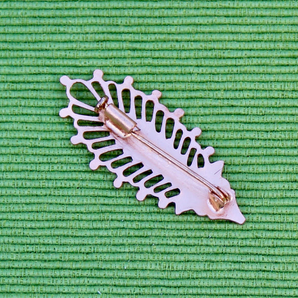 Rose Gold Art Deco Revival Brooches