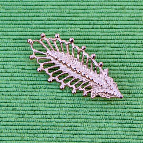 Rose Gold Art Deco Revival Brooches