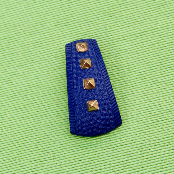 Wooden Dress Clips with Brass Pyramids