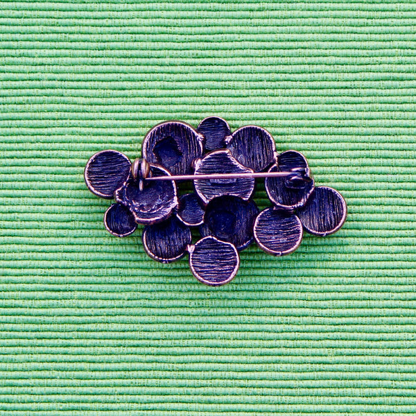 Copper Circles Brooch